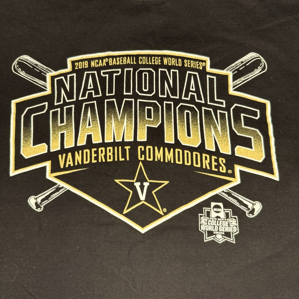 2019 Vanderbilt Commodores Baseball National Champions Shirt